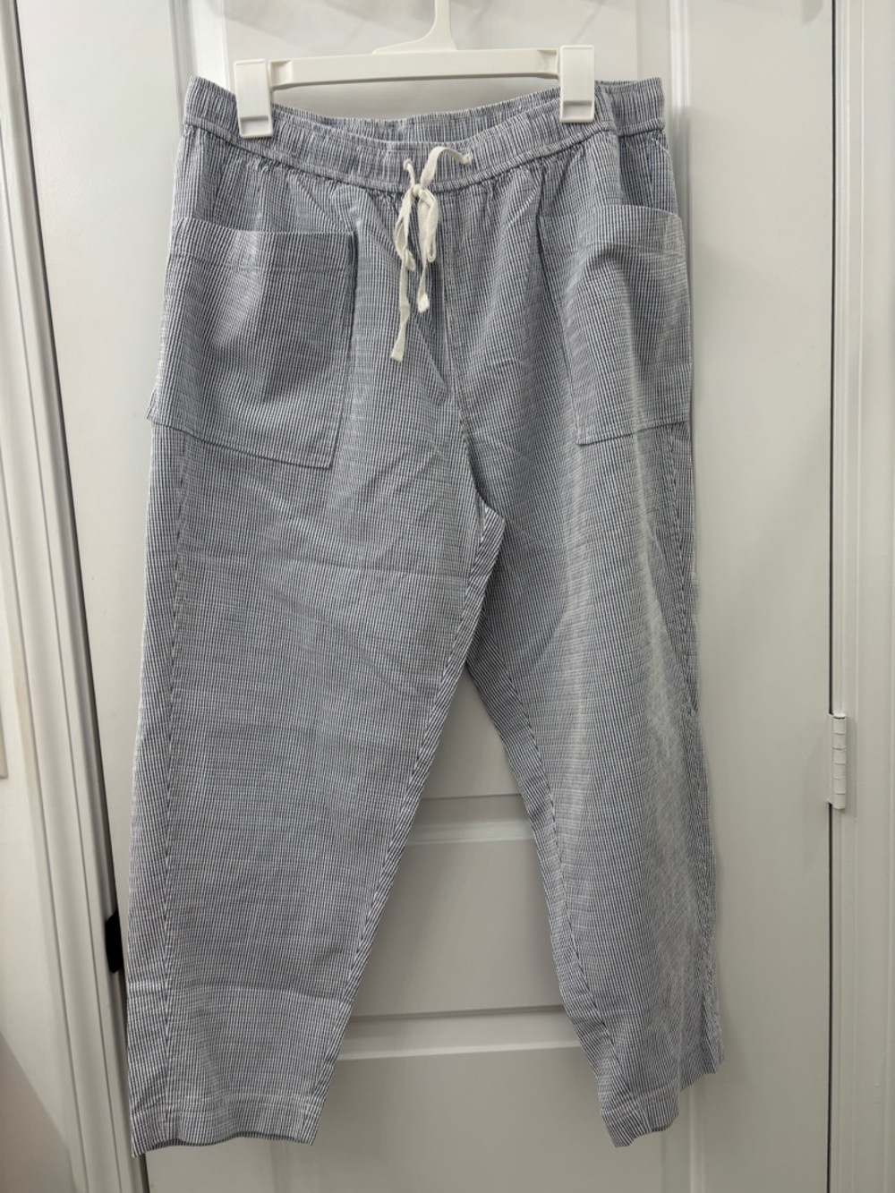 Poetry cotton striped trousers